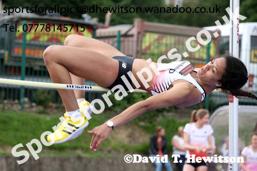 Womens high jump, EAP International Combined Events, Hexham Northumberland. Photo: David T. Hewitson/Sports for All Pics